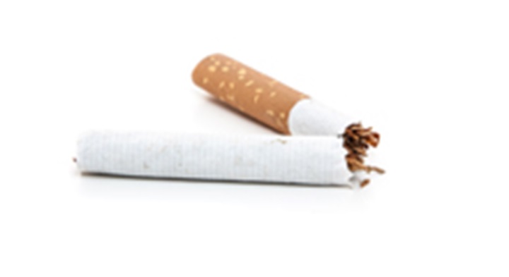 Broken cigarette